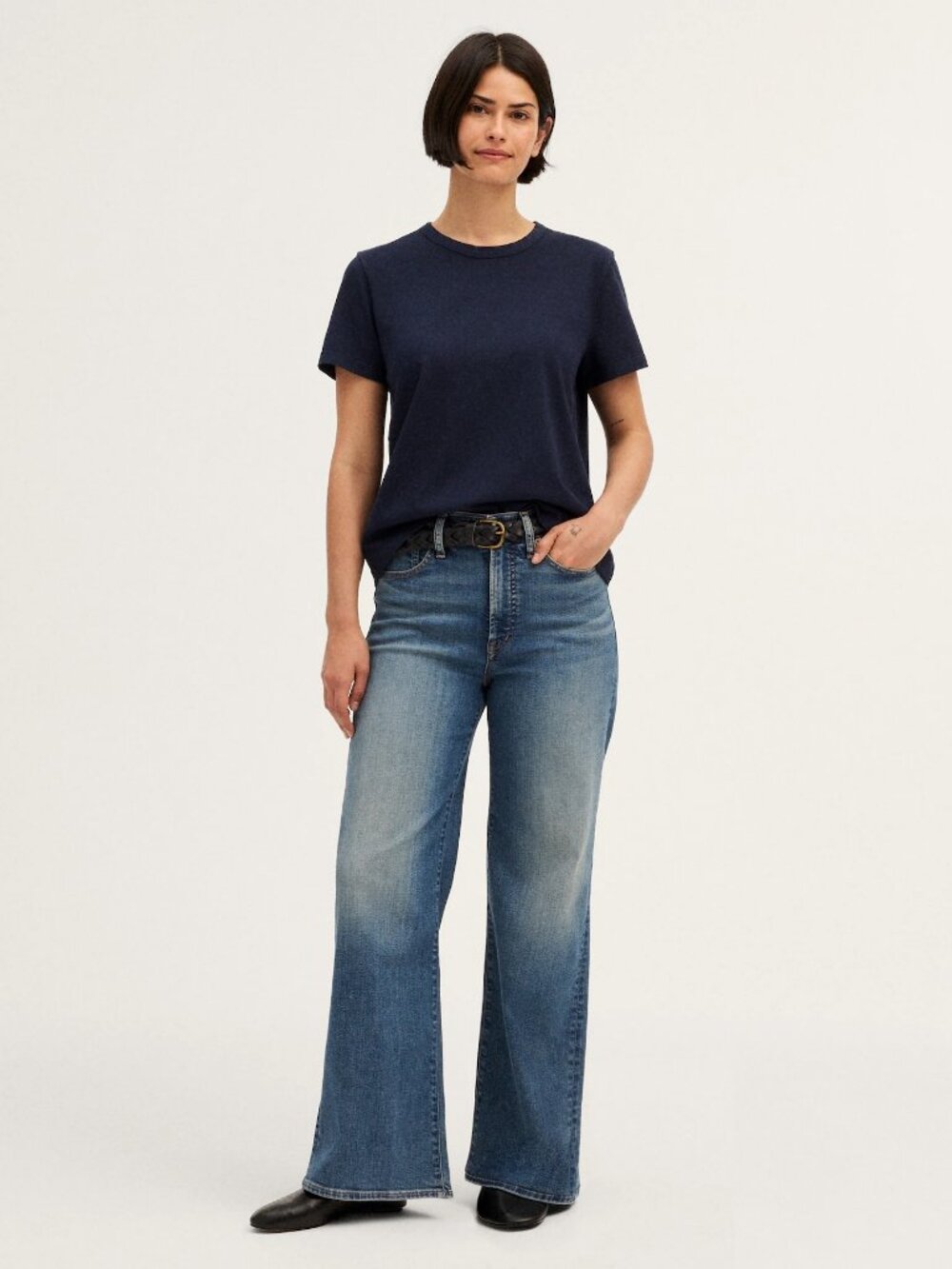 Madewell The Curvy Wide-Leg Jean NWT Sz 27